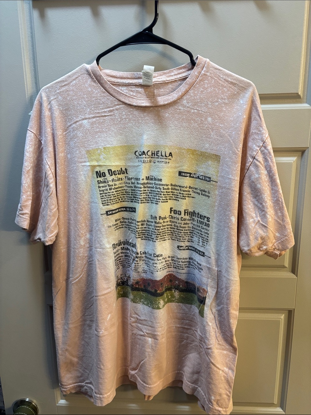Coachella Graphic Tee - Pink Men’s Short Sleeve Shirt